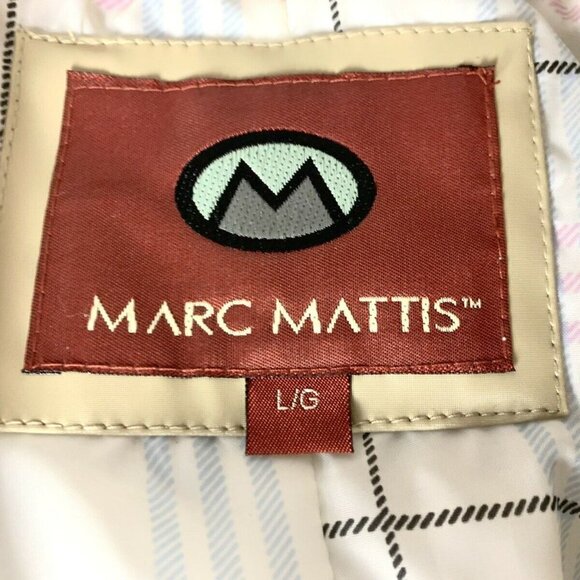 Vintage Marc Mattis Belted-Waist Faux-Leather Trench Coat - Picture 10 of 11